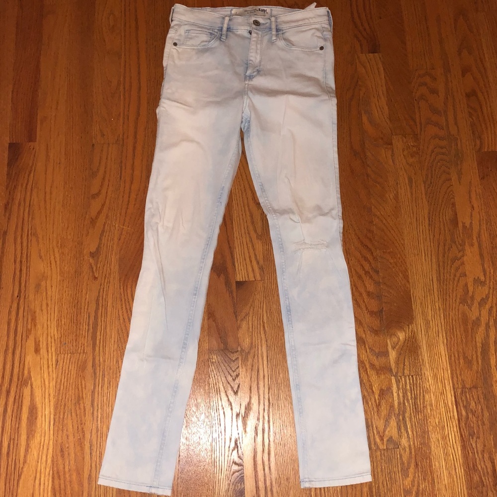 Abercrombie and Fitch high rise skinny jeans